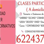 CLASES CICLOS FORMATIVOS y UNIVERSIDAD.( Temario de clase, esquemas, examenes ).Clases prácticas y amenas